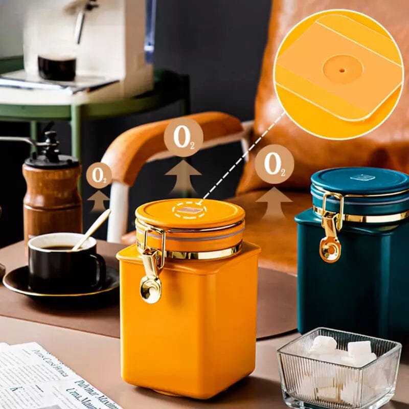 Pote de Grãos com Tampa Hermética Colore - Casa Farfelle