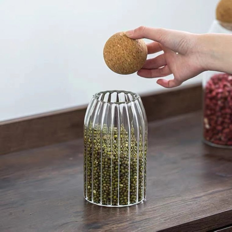 Potes para Armazenamento de Vidro Tappo - Casa Farfelle