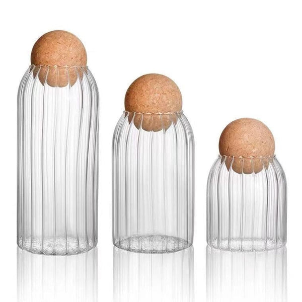 Potes para Armazenamento de Vidro Tappo - Casa Farfelle