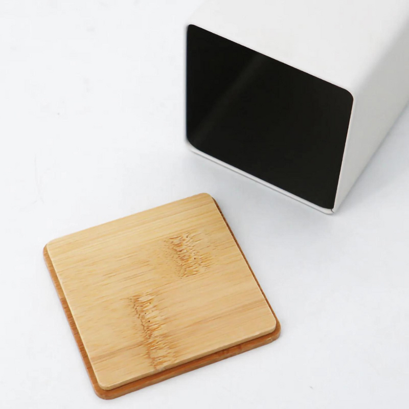 Potes Herméticos para Organizar de Cozinha com Tampa de Bambu - Casa Farfelle