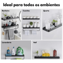 Prateleira em Alumínio Eclisse - Casa Farfelle