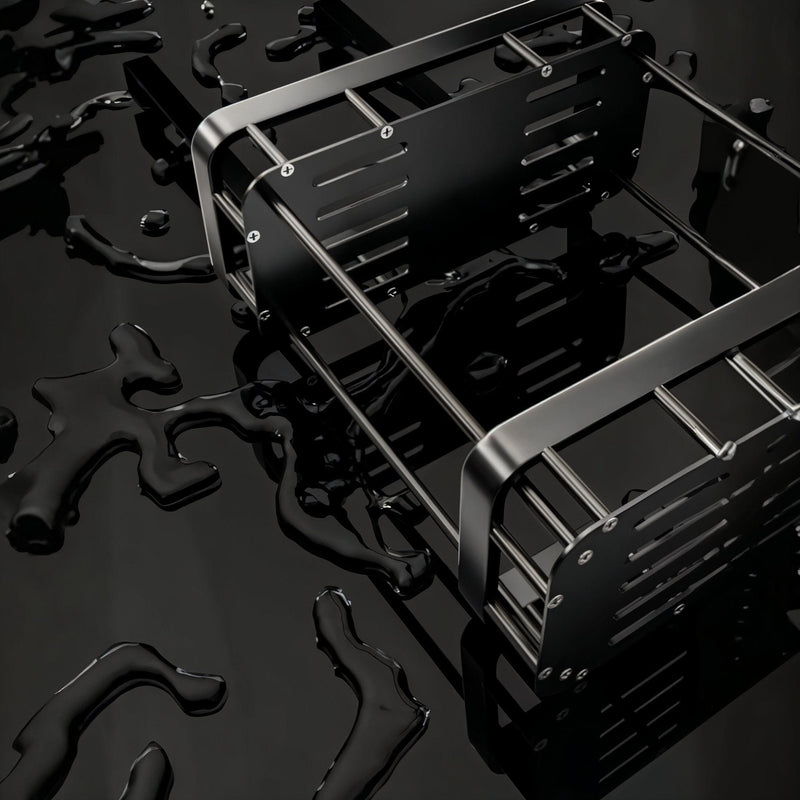 Prateleira para Banheiro Suporte Duplo Vetro - Casa Farfelle