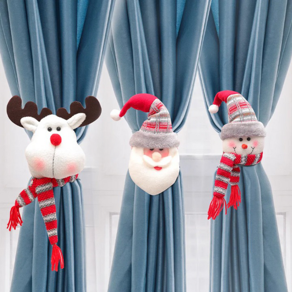 Prendedor de Cortina de Natal - Casa Farfelle