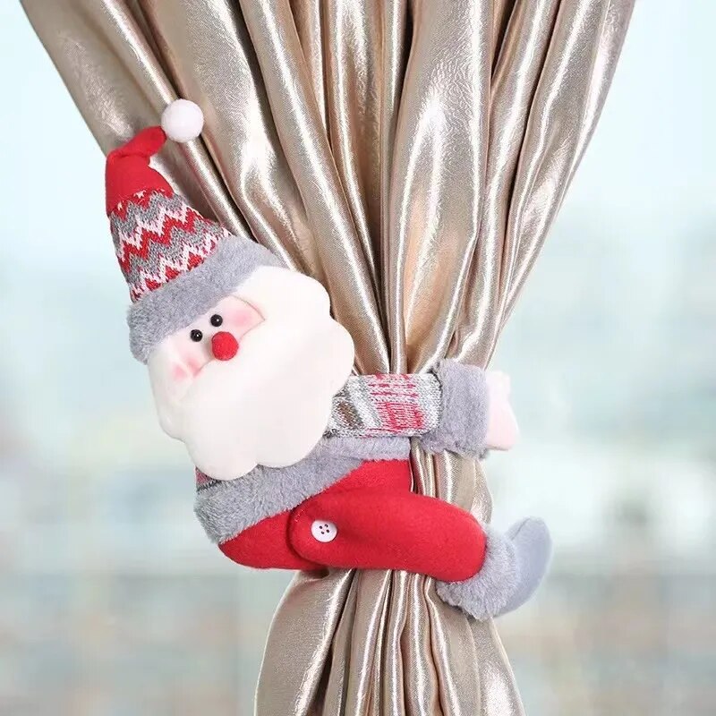 Prendedor de Cortina de Natal - Casa Farfelle
