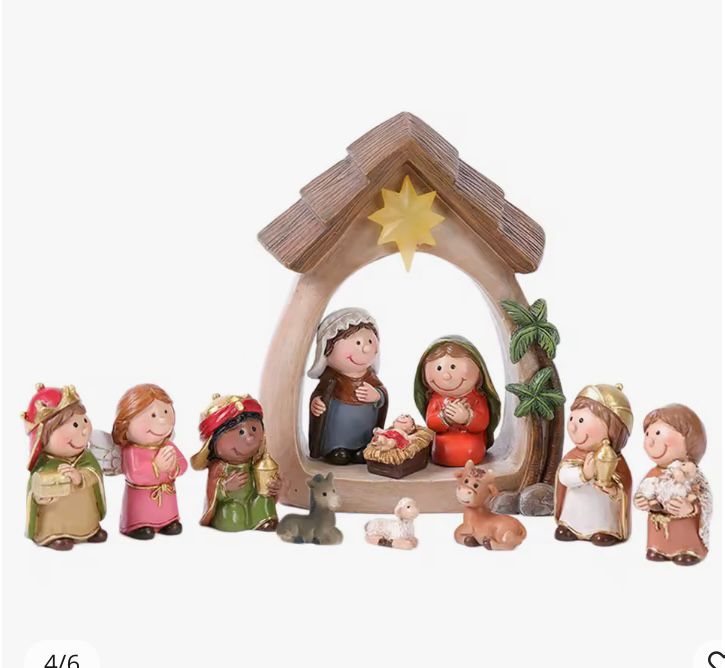 Presépio de Natal com Cena