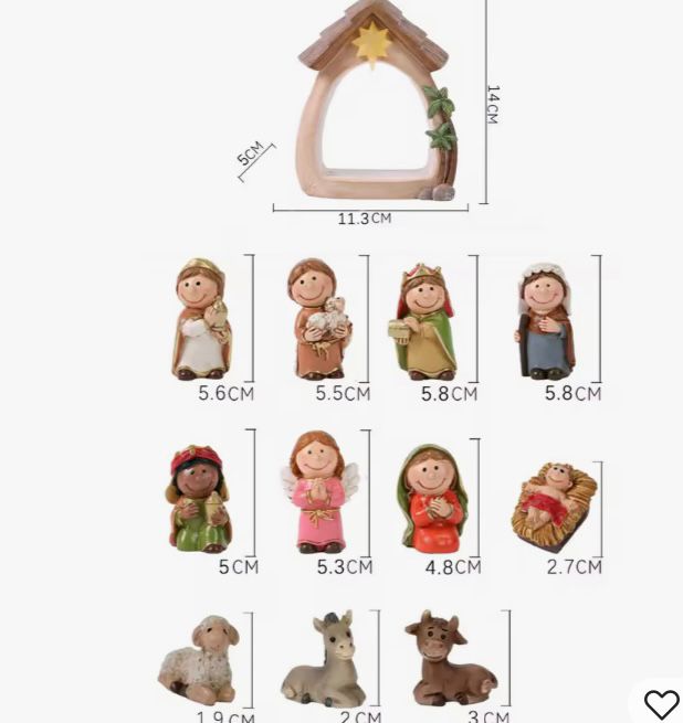 Presépio de Natal com Cena