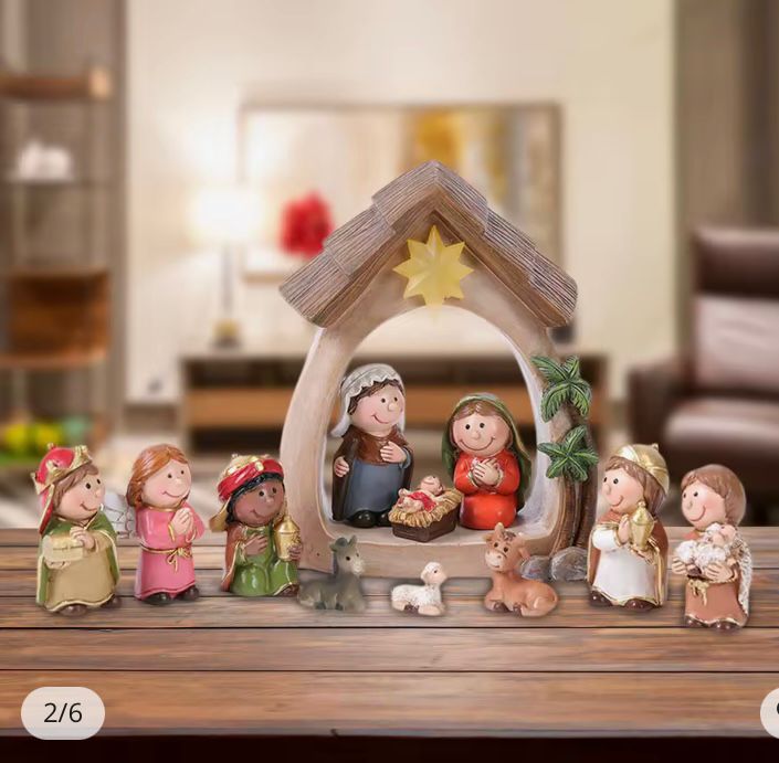 Presépio de Natal com Cena