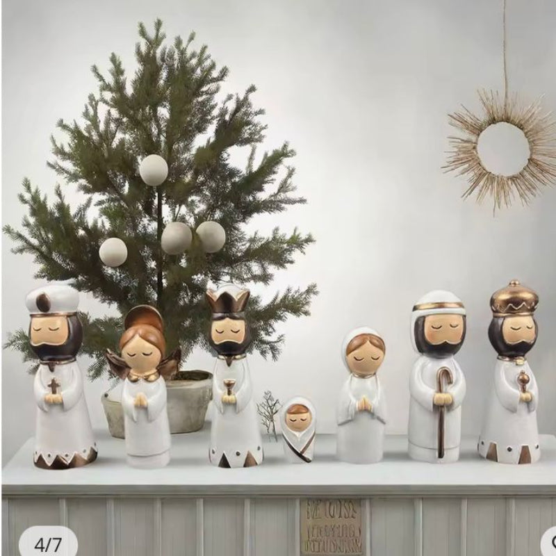 Presépio Premium em Cerâmica - Casa Farfelle