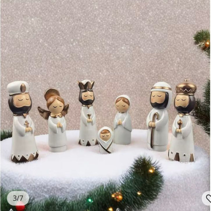 Presépio Premium em Cerâmica - Casa Farfelle