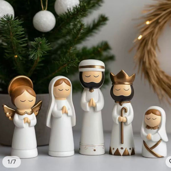 Presépio Premium em Cerâmica - Casa Farfelle