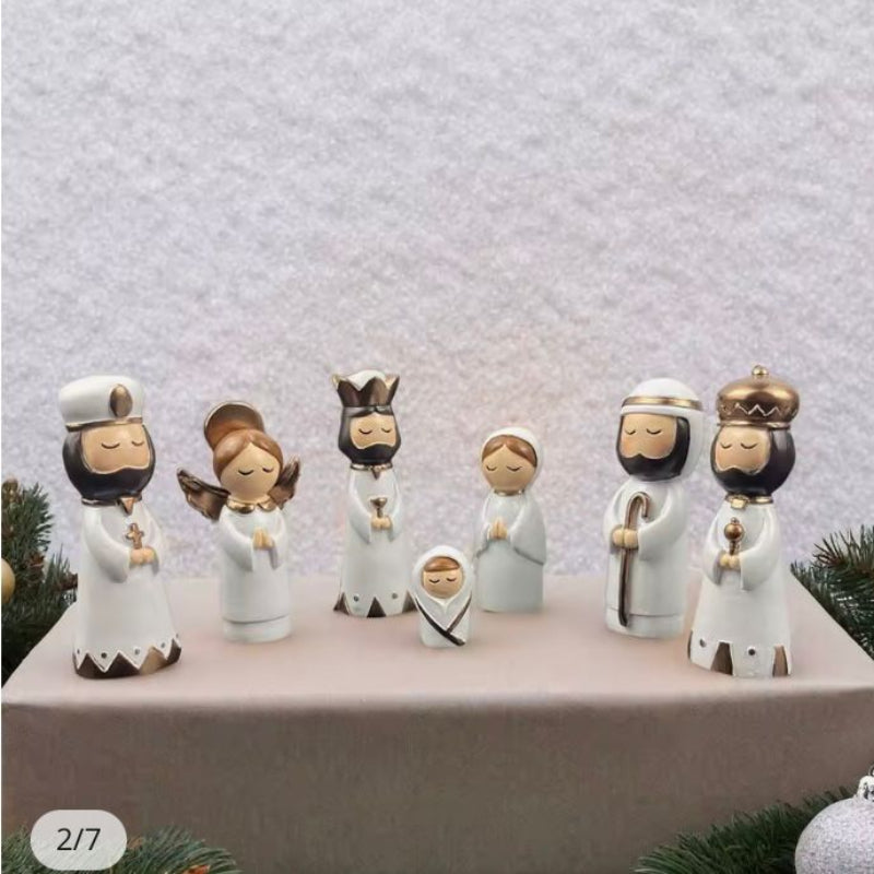 Presépio Premium em Cerâmica - Casa Farfelle