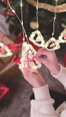 Cortina de Luz Natalina Pisca-Pisca LED Estrela 3m À Prova D'Água
