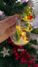 Bola de Natal Luminosa com Pisca-Pisca LED