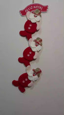 Enfeite de Natal para Porta e Parede Papai Noel Premium