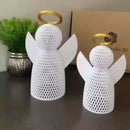 Anjo de Natal Decorativo com Vela LED