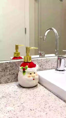 Saboneteira Papai Noel de Porcelana 350ml