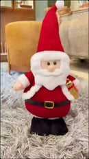 Decoração de Natal para Loja: Papai Noel e Rena Retráteis 80cm