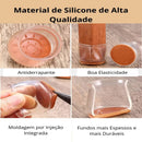Protetores de Silicone para Pés de Cadeira com Feltro - Casa Farfelle