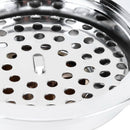 Ralo de Banheiro Inteligente Redondo Cromado Inox 10x10cm - Casa Farfelle