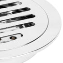 Ralo de Banheiro Inteligente Redondo Cromado Inox 10x10cm - Casa Farfelle