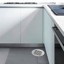 Ralo de Banheiro Inteligente Redondo Cromado Inox 10x10cm - Casa Farfelle