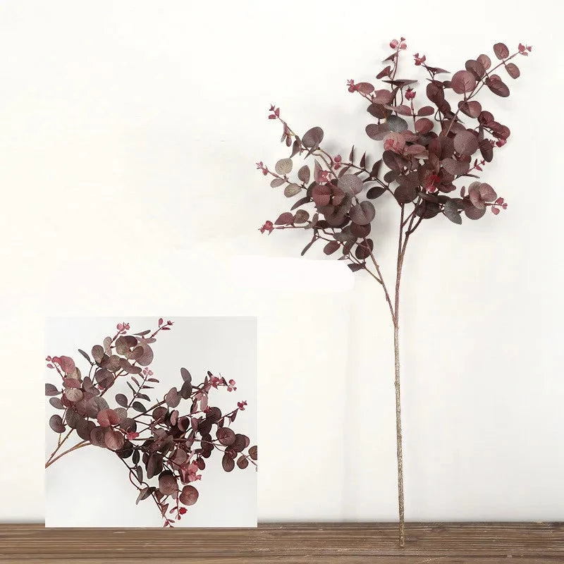 Ramo de Folhas de Eucalípto Artificiais para Decoração - Casa Farfelle