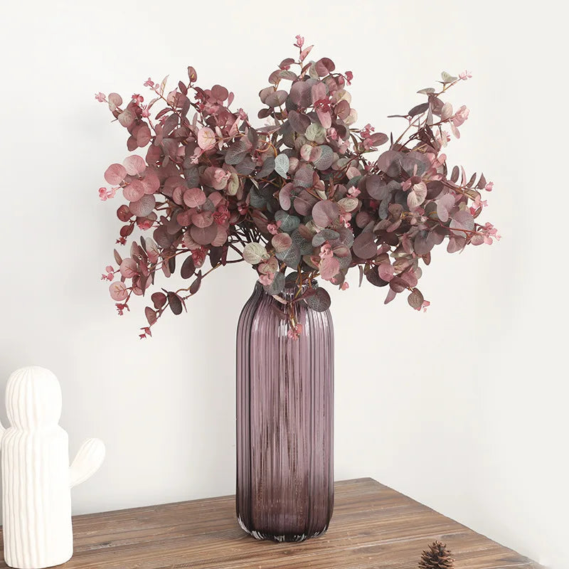 Ramo de Folhas de Eucalípto Artificiais para Decoração - Casa Farfelle