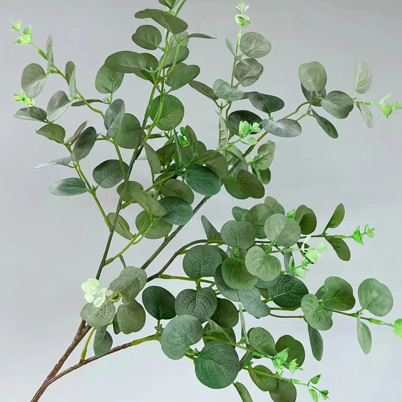 Ramo de Folhas de Eucalípto Artificiais para Decoração - Casa Farfelle