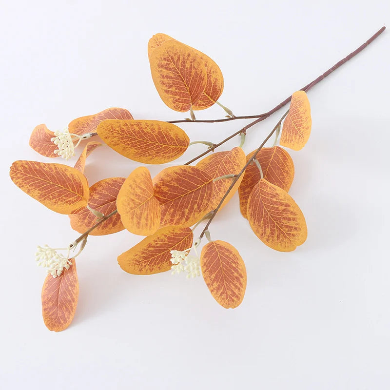 Ramos de Folhas de Eucalípto Artificiais para Decoração 3 Peças - Casa Farfelle