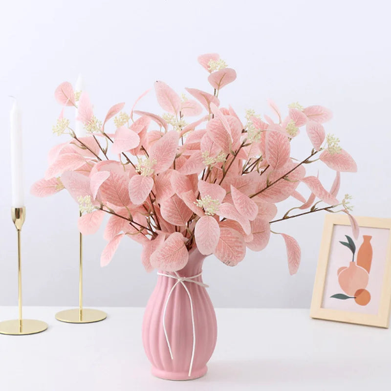 Ramos de Folhas de Eucalípto Artificiais para Decoração 3 Peças - Casa Farfelle