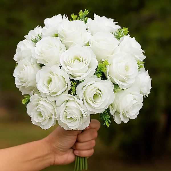 Rosas Artificiais Buquê com 24 Flores - Casa Farfelle