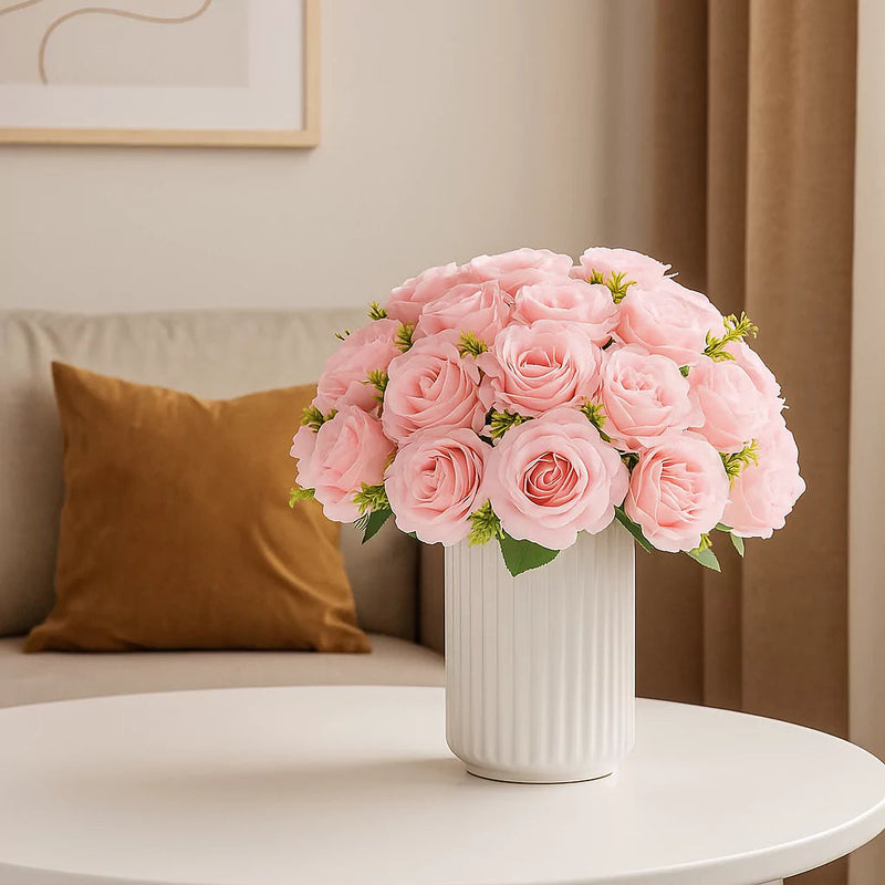 Rosas Artificiais Buquê com 24 Flores - Casa Farfelle