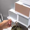 Saboneteira Dupla Suporte Parede Porta Sabonete Fixação com Adesivo - Casa Farfelle