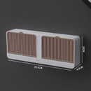 Saboneteira Dupla Suporte Parede Porta Sabonete Fixação com Adesivo - Casa Farfelle