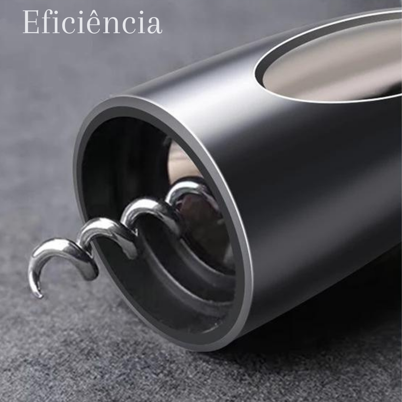 Saca-Rolhas Luxo em Metal Polido – Certificado - Casa Farfelle