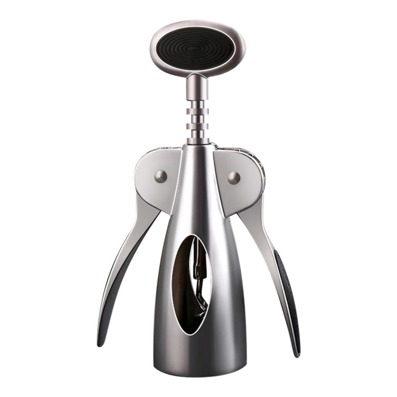 Saca-Rolhas Luxo em Metal Polido – Certificado - Casa Farfelle