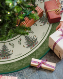 Saia Redonda Vintage para Árvore de Natal