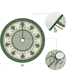 Saia Redonda Vintage para Árvore de Natal