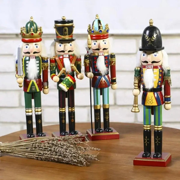 Soldado Quebra Nozes de Natal 30cm em Madeira - Casa Farfelle
