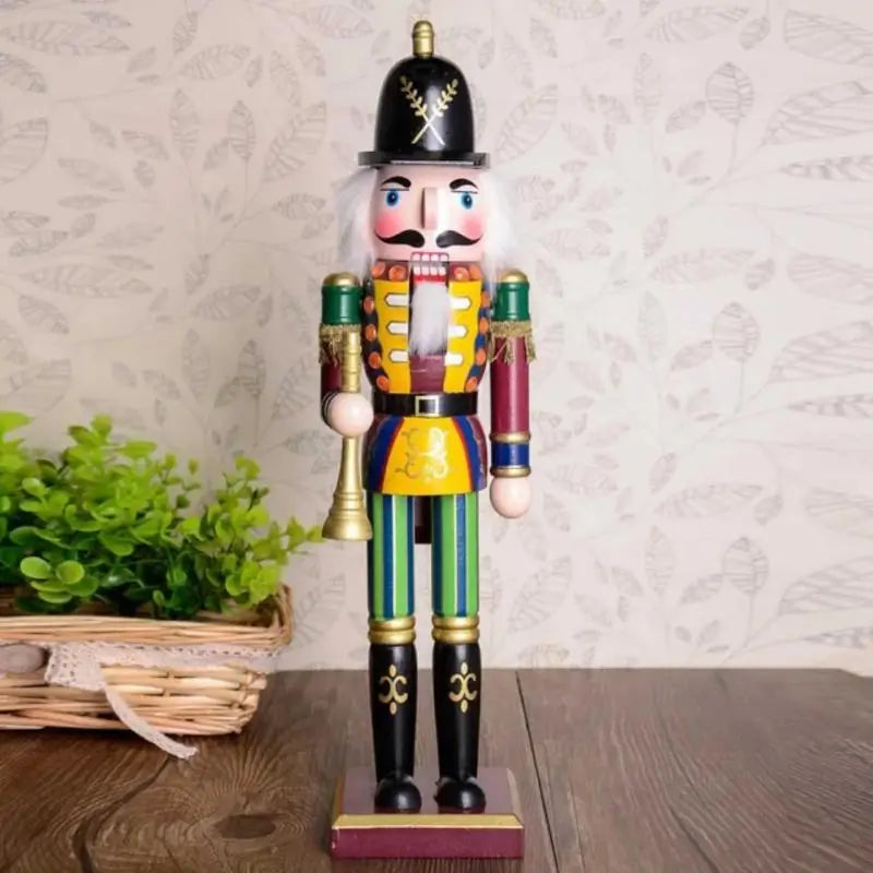 Soldado Quebra Nozes de Natal 30cm em Madeira - Casa Farfelle