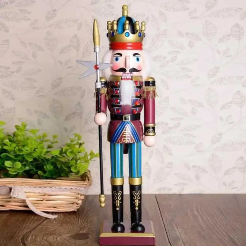 Soldado Quebra Nozes de Natal 30cm em Madeira - Casa Farfelle