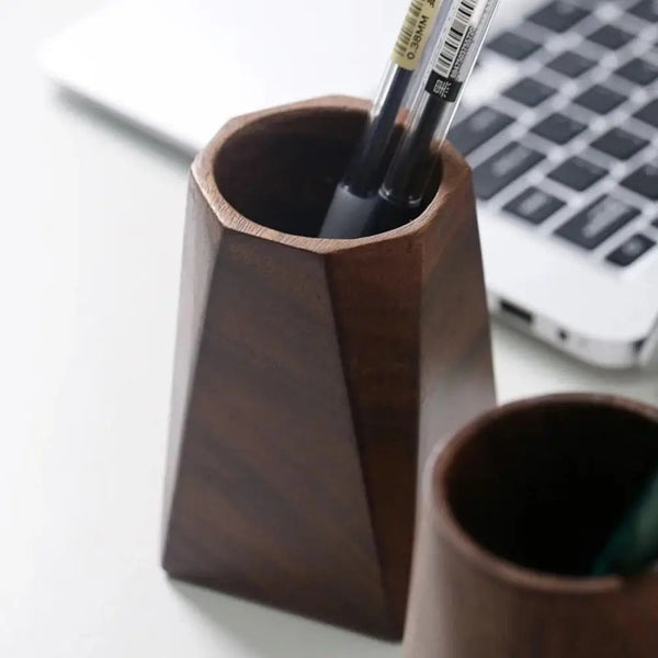 Suporte de Caneta de Madeira - Casa Farfelle