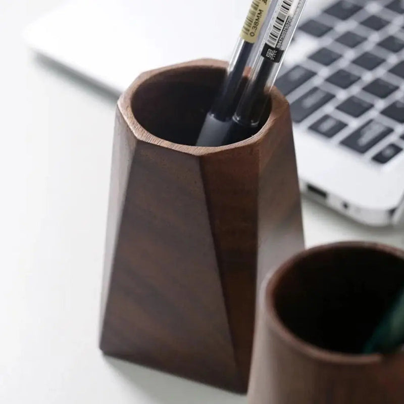 Suporte de Caneta de Madeira - Casa Farfelle