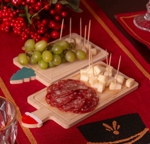 Tábua de Frios Natalina - Kit com 3pcs - Casa Farfelle