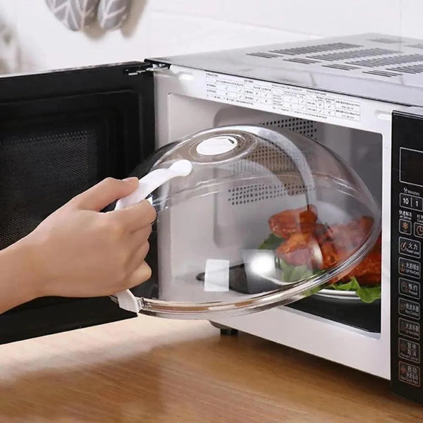 Tampa Anti-respingos para Micro-ondas e Forno com Saída de Vapor Lenogue - Casa Farfelle