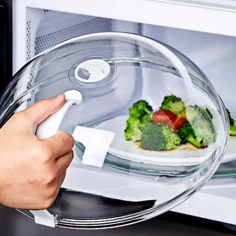 Tampa Anti-respingos para Micro-ondas e Forno com Saída de Vapor Lenogue - Casa Farfelle