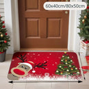 Tapete/Capacho de Natal para Entrada/Cozinha/Banheiro - Rena