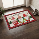 Tapete/Capacho de Natal para Entrada/Cozinha/Banheiro - Welcome