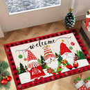 Tapete/Capacho de Natal para Entrada/Cozinha/Banheiro - Welcome