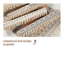 Tapete de Algodão Retangular Sala Quarto Nórdico Mountains - Casa Farfelle